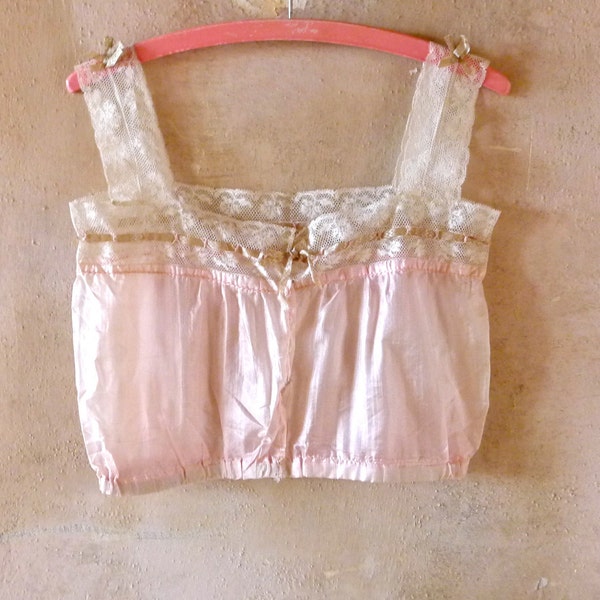 Pink Silk Camisole Top XS