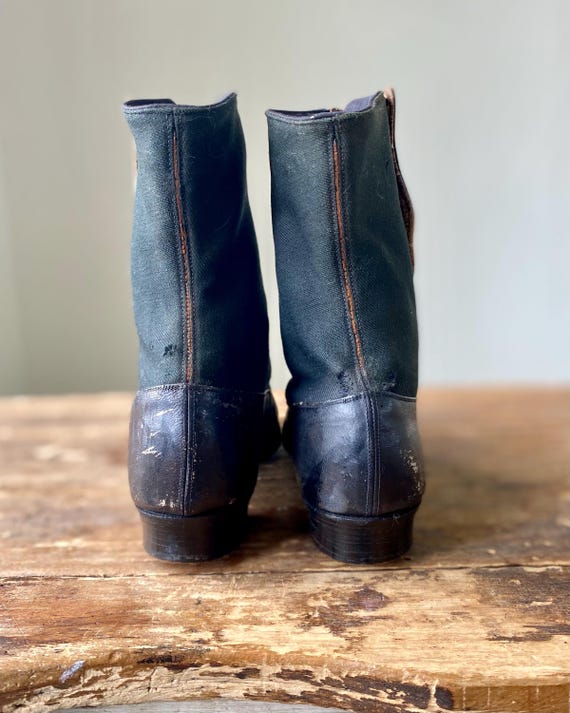 Victorian Button Boots With Square Toe Santa Mari… - image 8