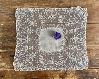 1869 Wedding Handkerchief of J. Finley