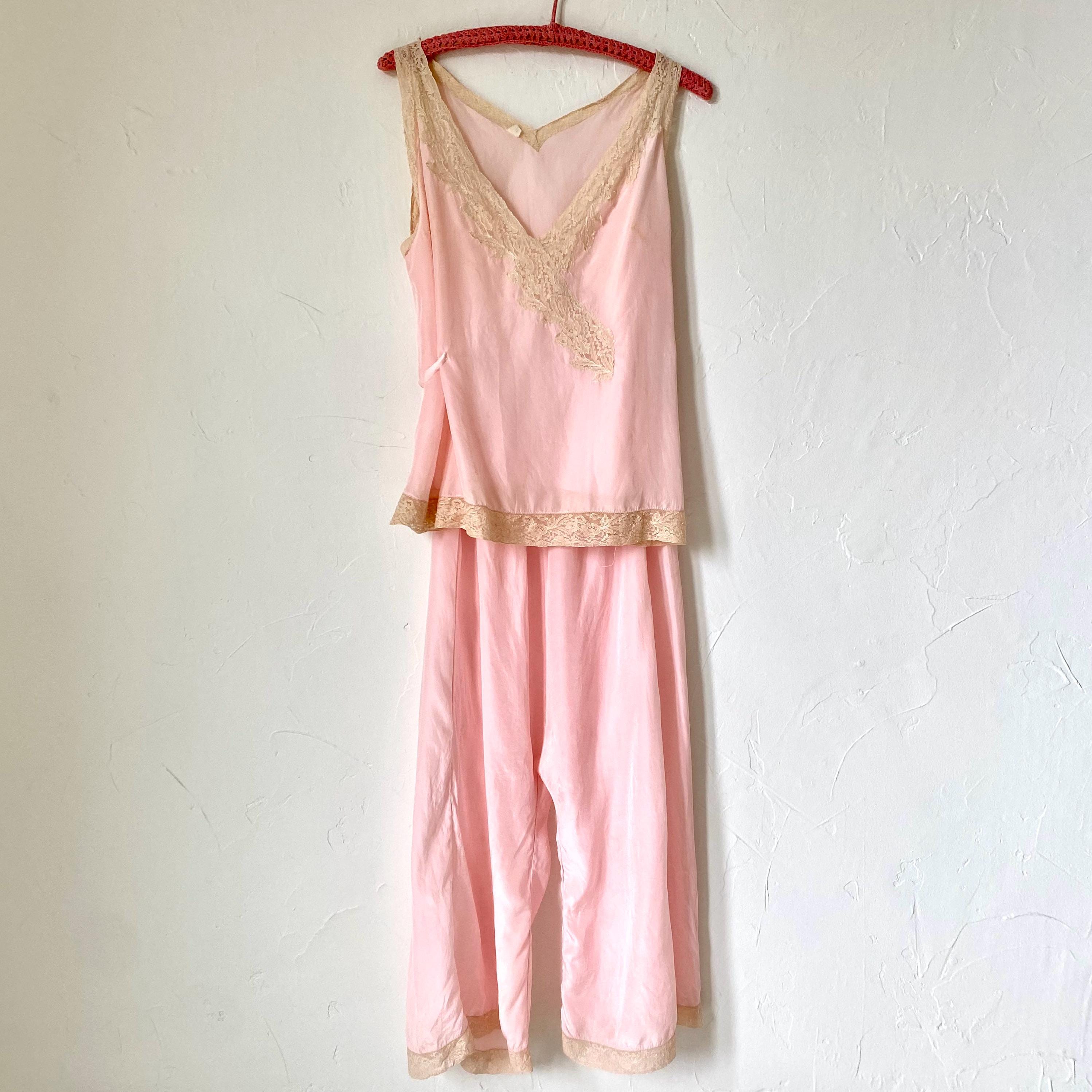 トップス 1920s Pale Pink Silk Lingerie il_fullxfull.5658392242_h1pa.jpg