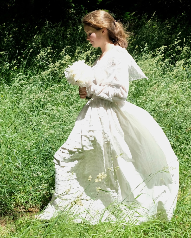 Antique 1860s Petticoat 28 Waist - Etsy