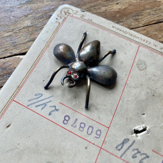 New Old Stock Insect Bug Brooch - image 5
