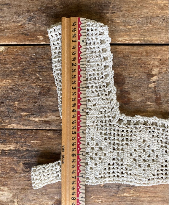 Vintage Crochet Yoke XS - image 2