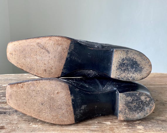 Victorian Button Boots With Square Toe Santa Mari… - image 9