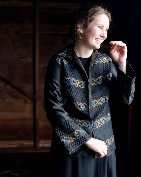 1920s Quilted Jacket Size Small - image 5