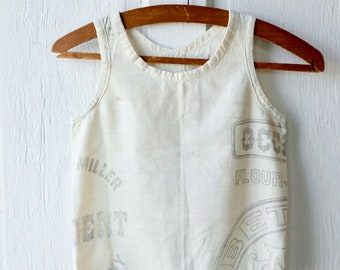 Vintage Child's Flour Sack Undershirt