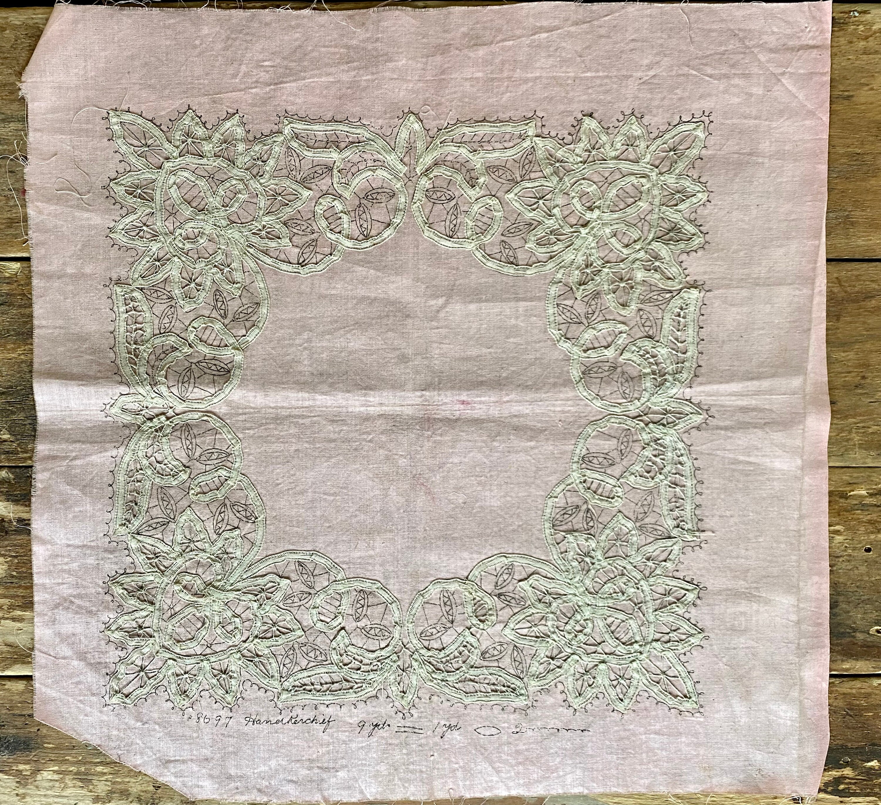 Battenburg lace handkerchiefs discount