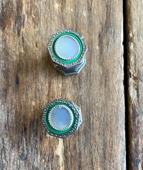 1910s Snap Link Cuff Links - image 4