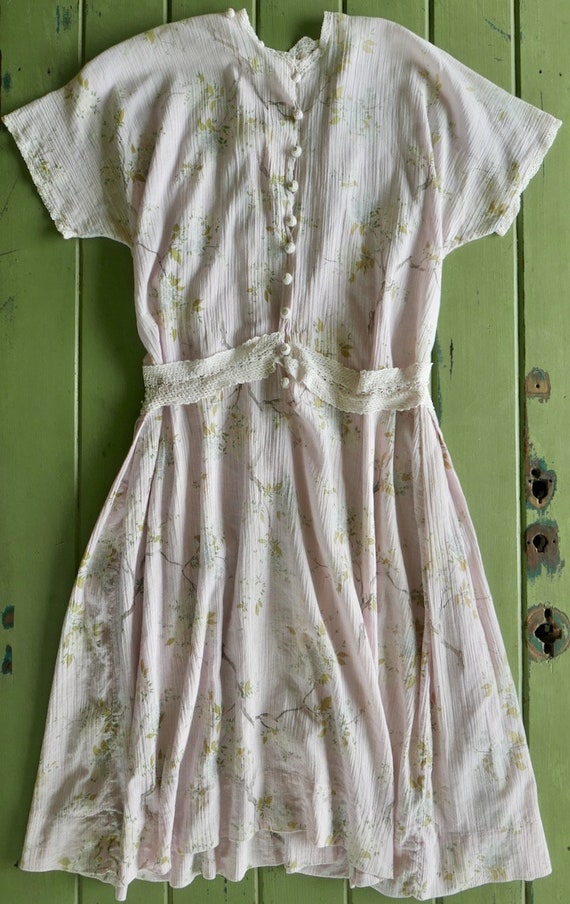 1920s Summer Day Dress Size Medium - image 4