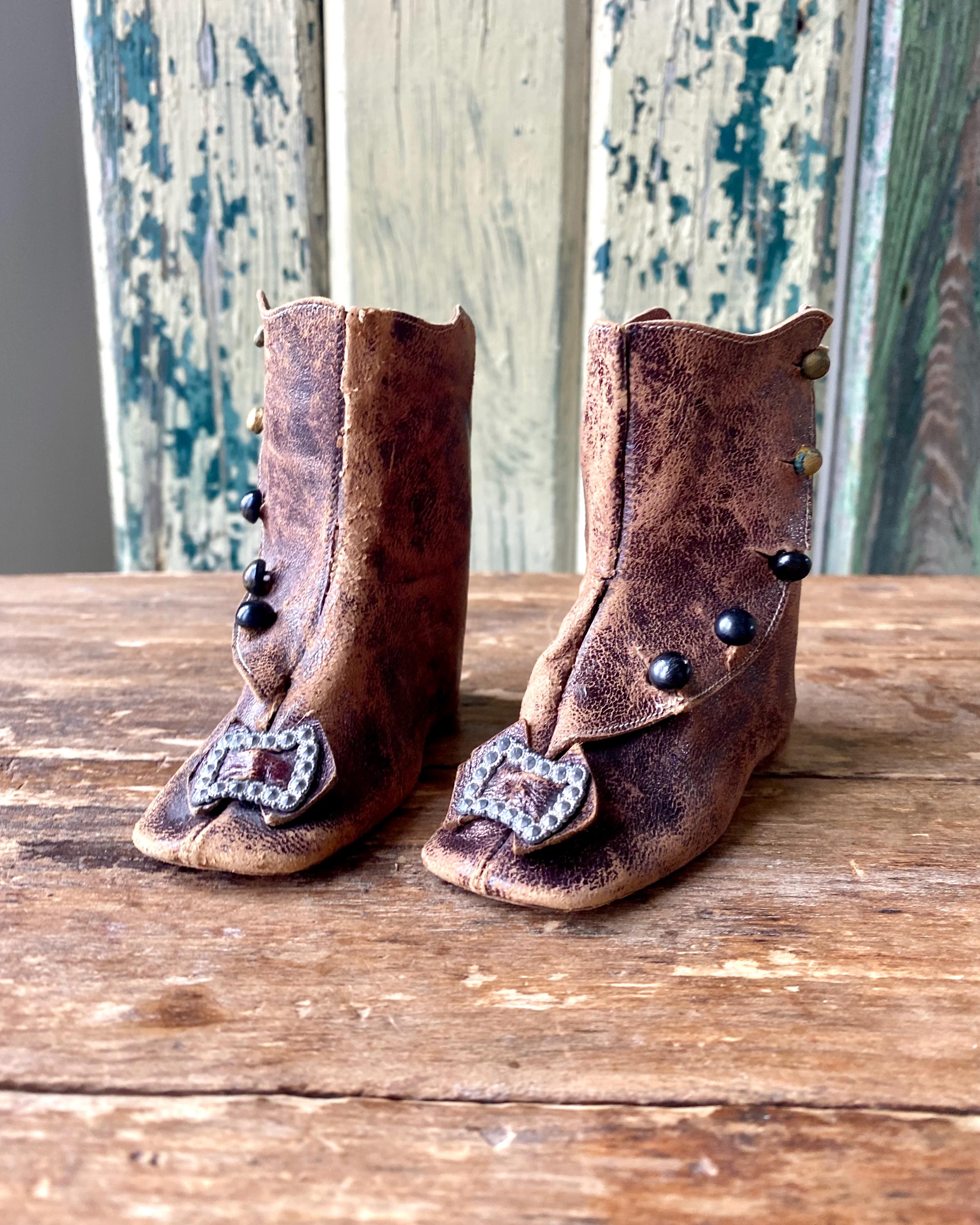 Paire de bottes vertes / chaussures poupée Barbie Fairytopia