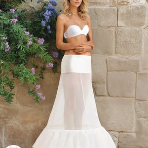 a line dress with petticoat A-line Knee-Length Adjustable 40 inches in length A-line Wedding Dress Petticoat PT1008