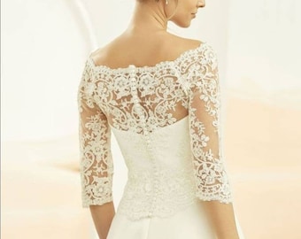 lace wedding jacket