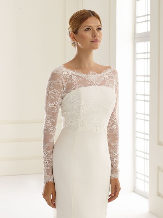 Tulle shop wedding jacket