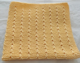 Knit Baby Blanket Pattern: Easy Beginner Friendly (English PDF Pattern)