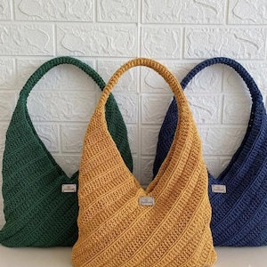 Modello per borsa a maglia: progetto facile e veloce per principianti (modello in PDF in inglese) immagine 3