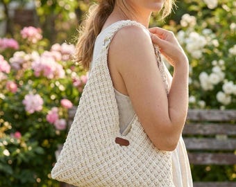 Knit Bag Pattern: Easy Beginner Quick Knitting Project (English PDF Pattern)