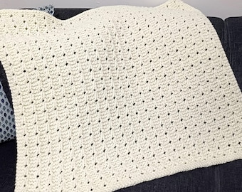 Easy Chunky Knit Blanket Pattern: Soft Throw (English PDF Pattern)
