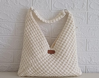 Knit Bag Pattern, Knitted Tote, Handbag Knitting Design ( English PDF)