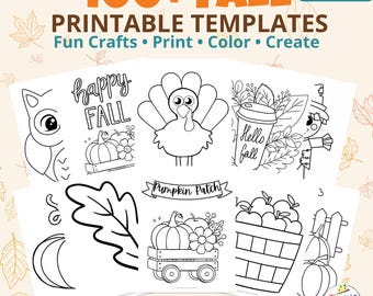 Fall Coloring Pages: 50 Autumn Printables for Kids (PDF Download)