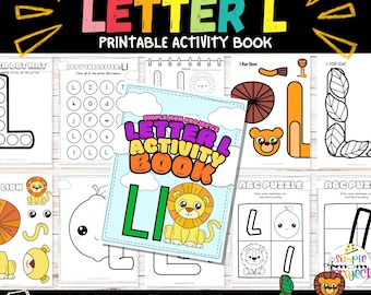 Letter L Activity Book: Printable Worksheets & Coloring Pages (PDF)