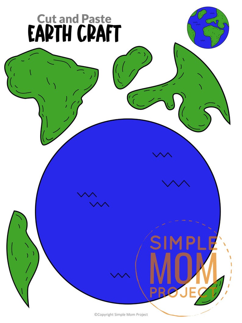 Solar System Cut and Paste Craft: Planet Activity (PDF) - Etsy