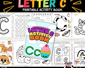 Libro de actividades de la letra C: Hojas de trabajo para preescolar (PDF)