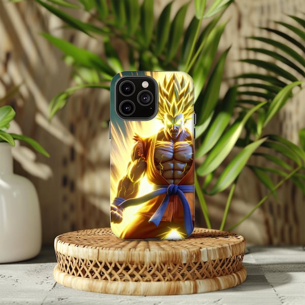 3D Goku Super Saiyan Strong Phone Cases for All Phone Models. Dual Layer for Extra Durability and Protection. Supports Wireless Charging