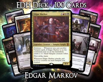 Edgar Markov | Deck cEDH complet | 100 cartes | Prêt au combat et testé pour le jeu