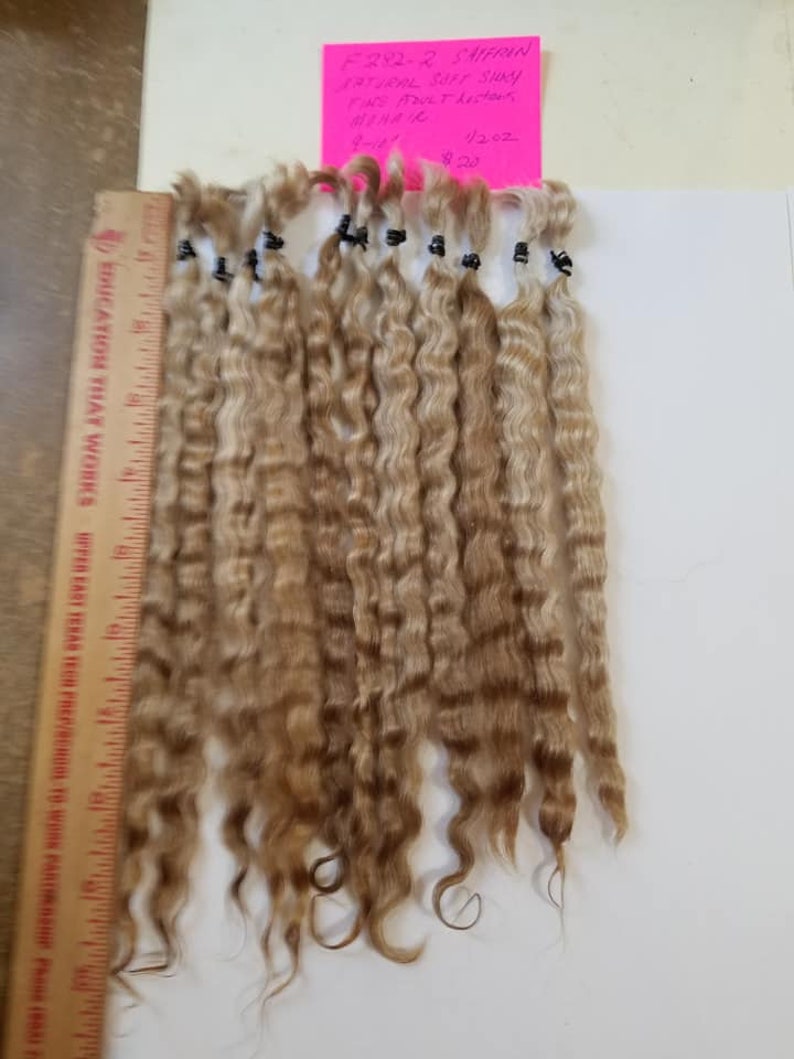 F282 2 Natural Soft Silky Lustrous Fine Adult Yearling Grade Etsy