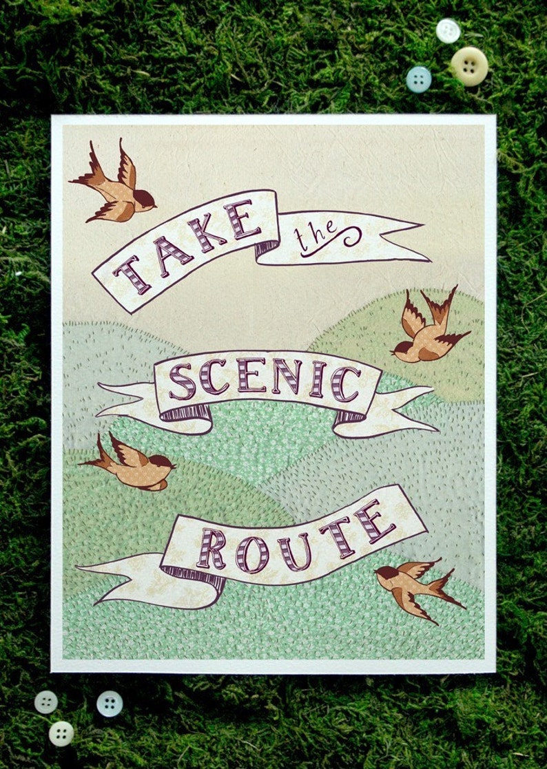 Scenic Route 8x10 print image 1