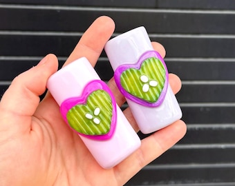 Estuche para encendedor de pepinillos, estuches para encendedores de comida de arcilla polimérica