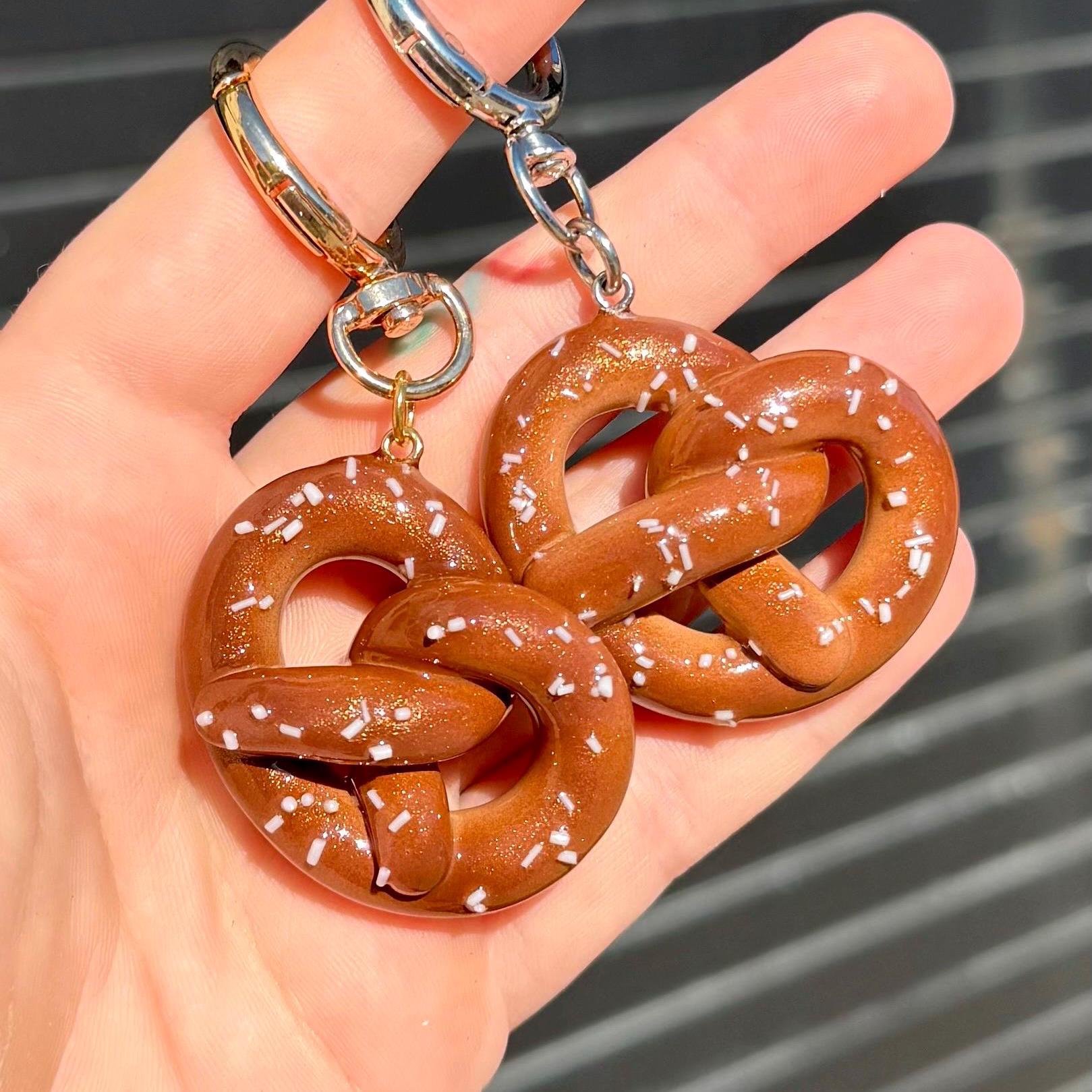 Pretzel Bag Charms - Etsy