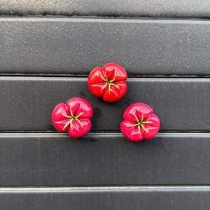 Magnete a forma di pomodoro, magnete da cucina fatto a mano