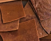 chocolate brown stained glass hand cut pieces mosaic art tiles squares scraps odds