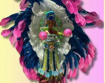 Caribbean Dolls| Junkanoo Dolls| Carnival Dolls| Feathered Dolls| Junkanoo music dolls