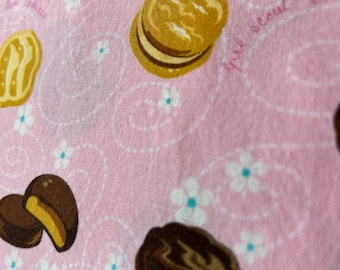 Robert Kaufman Out of Print PINK Girl Scout Cookie Fabric