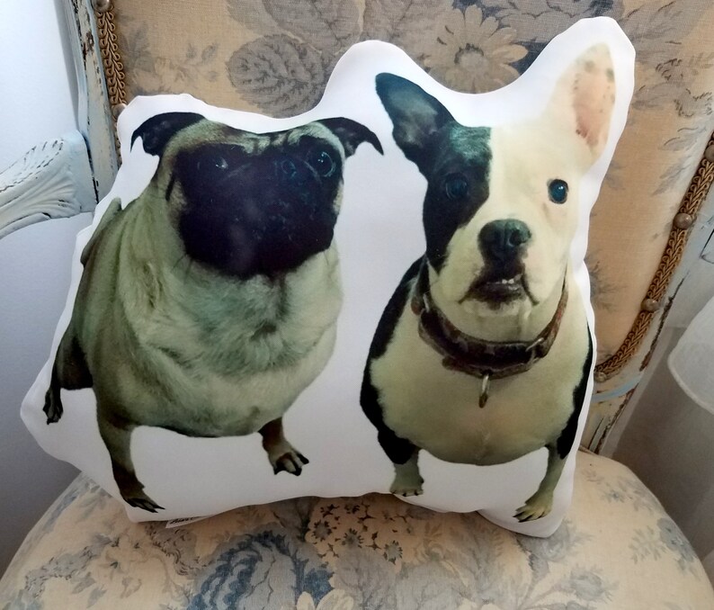 Huggable Custom Dog Picture Pillow Dog Lover Gift Missing My Etsy