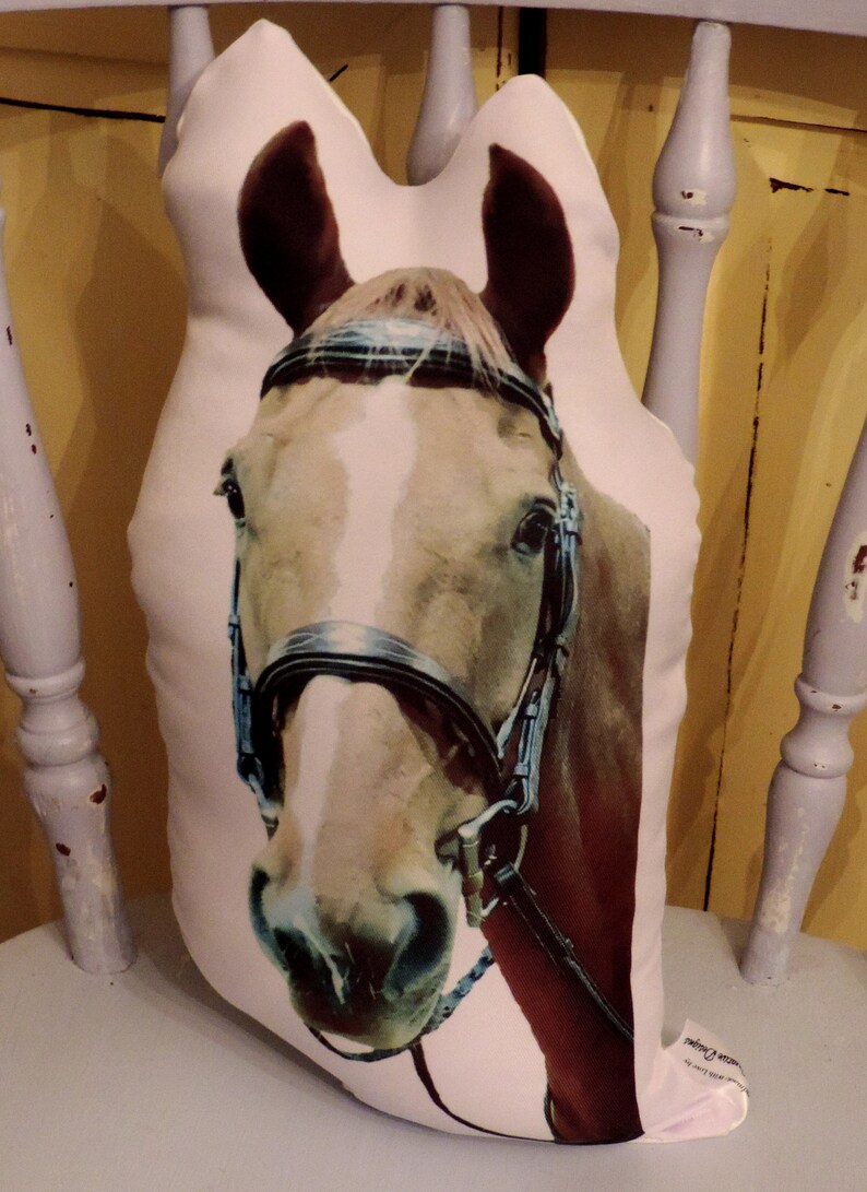 Personalized Horse Photo Gift Pillow Horse Portrait Pillow Etsy