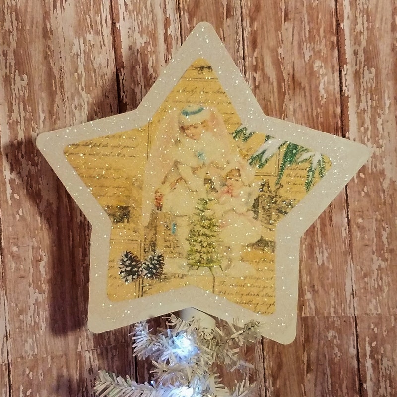 Victorian Christmas Tree Toppers - Etsy