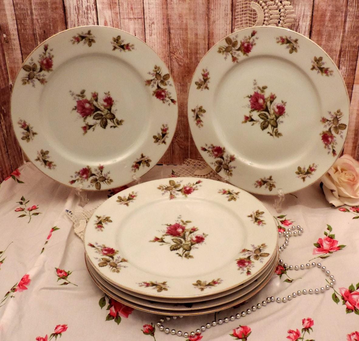 Vintage Moss Rose China - Etsy - Page 2