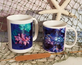 Personalized Underwater Sea Coral Photo Coffee Mug