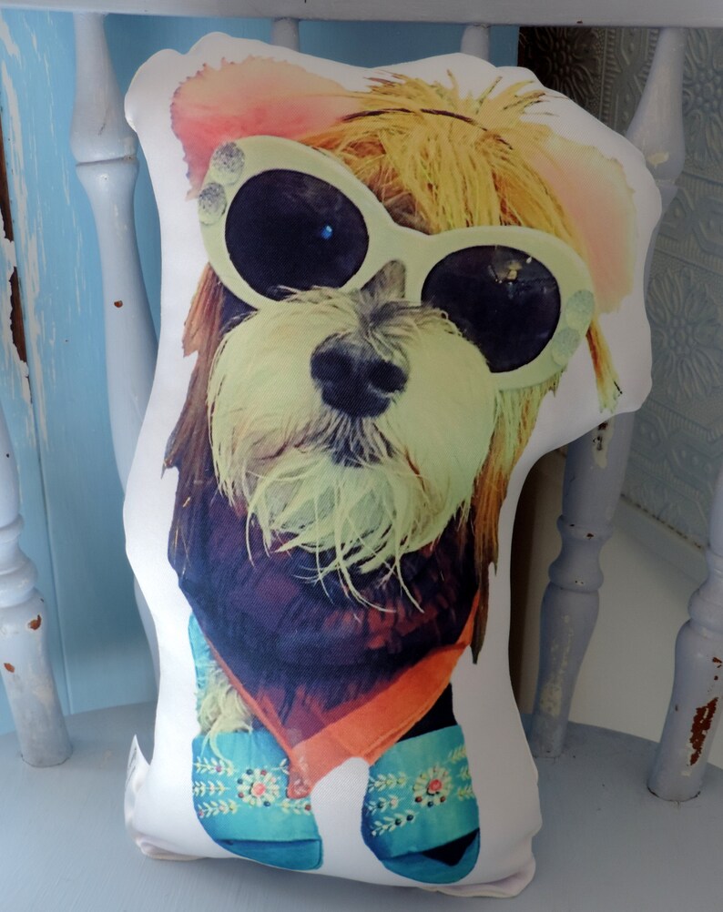 Huggable Pet Picture Pillow Custom Pet Pillow Dog Lover Etsy