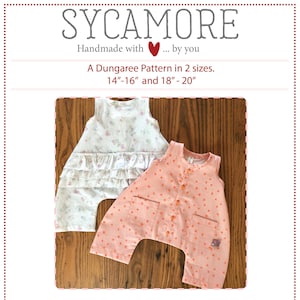 Sycamore Dungarees - A Doll Clothing Pattern by Meadowfinch