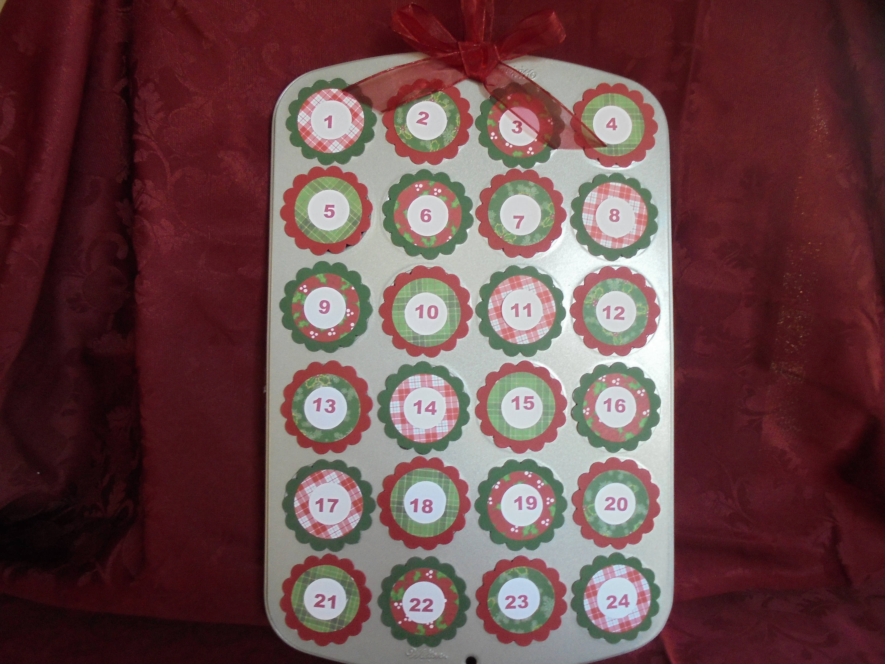 Advent Calendar Mini Cupcake Tin Advent Calendar for Kids Etsy