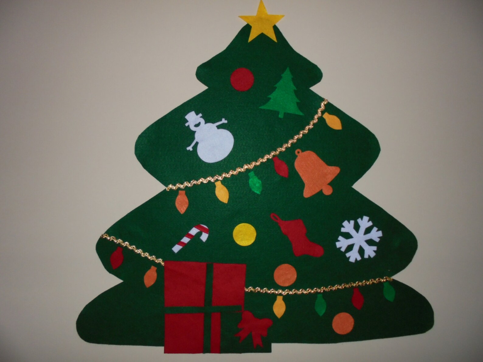 Felt Wall Christmas Tree 10 Off Free Shipping Black Friday Etsy