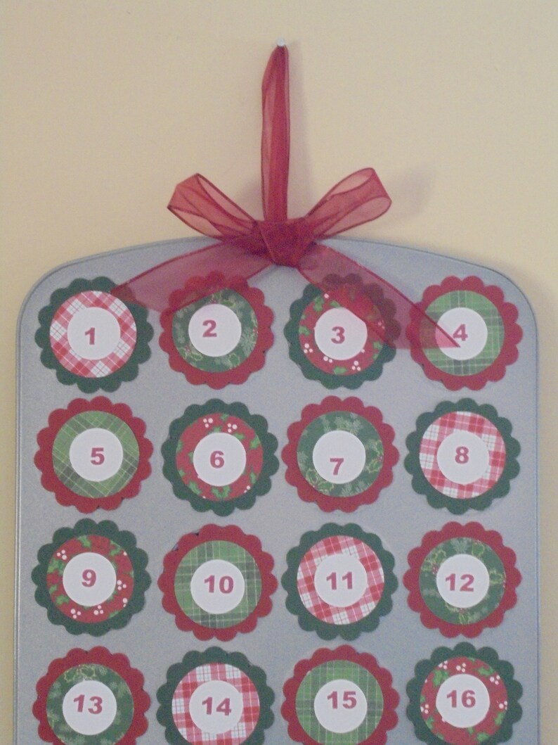 Advent Calendar Mini Cupcake Tin Advent Calendar for Kids Etsy
