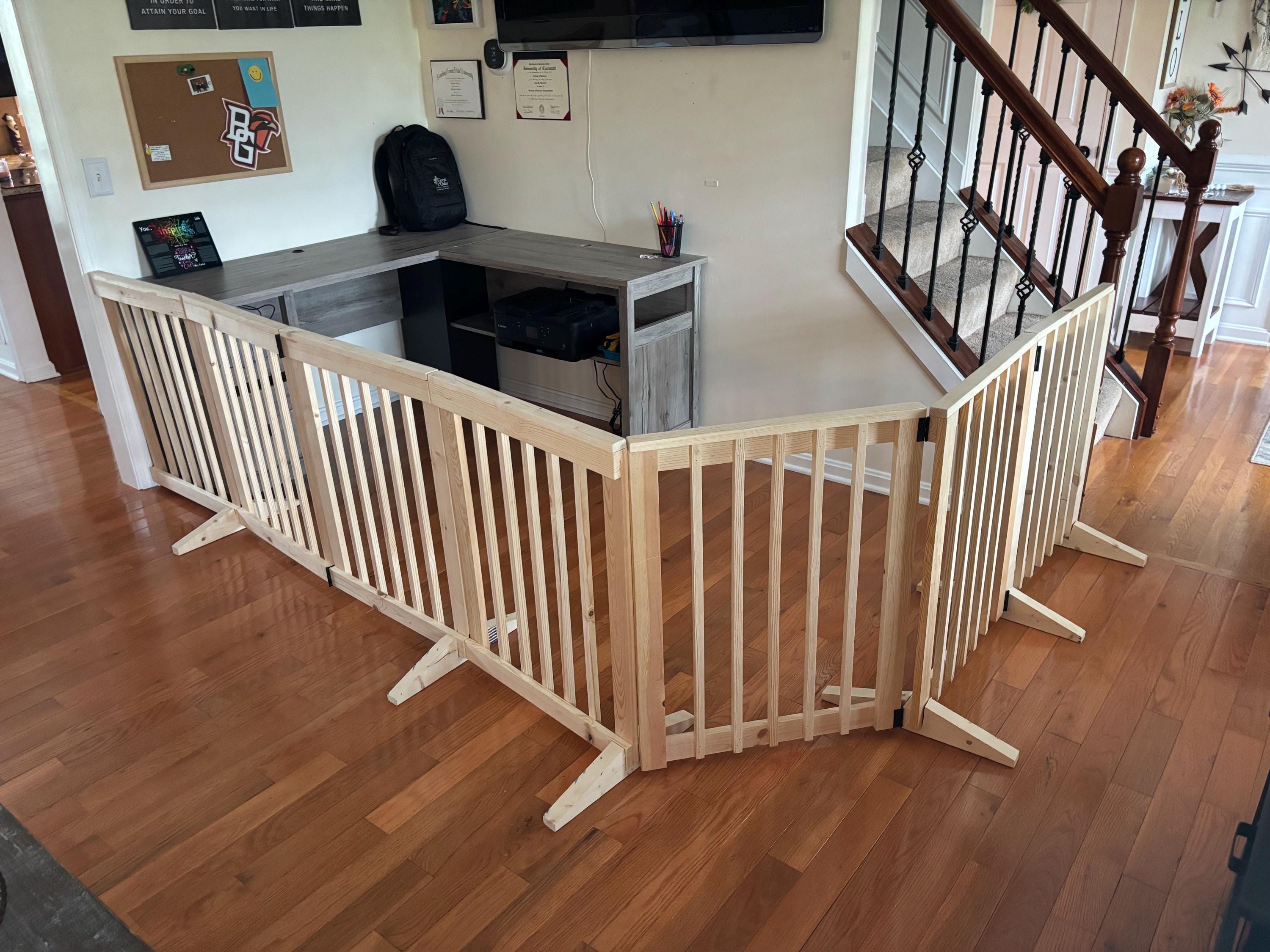 Illustration of Customizable Pet Gate For Apartment Tiny Space