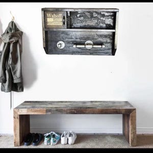 Personalized Police Gear Rack: Engraved Wooden Duty Organizer