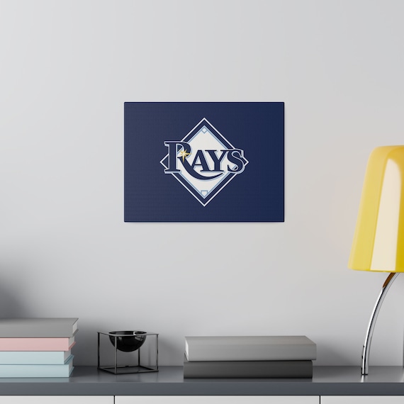 Tampa Bay Rays Baseball Canvas, Tampa Bay Rays Baseball Art, Tampa