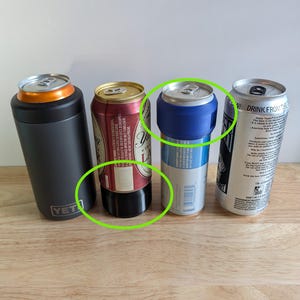 12oz can adapter for 16oz tall can cooler